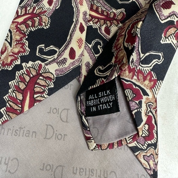 Christian Dior 100% silk necktie - Picture 3 of 3